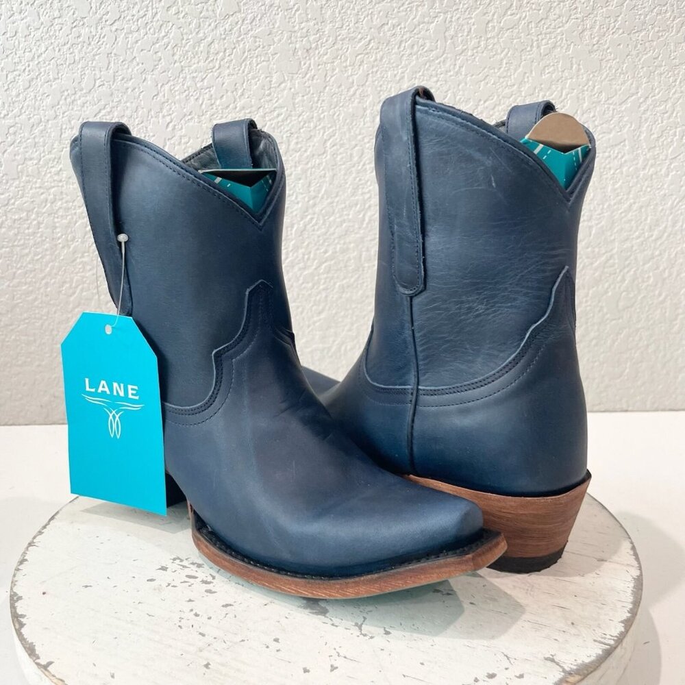 Lane Women's Blue Ankle Boots